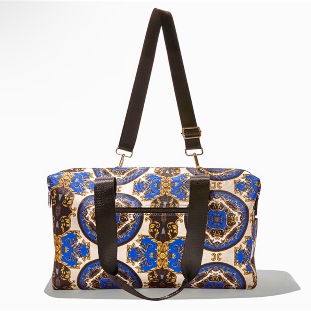 NWT Alice + Olivia Duffle Bag in Regal Romance Sapphire